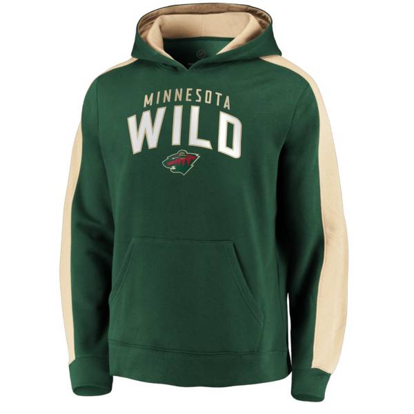 NHL Men's Minnesota Wild Gameday Arch Green Pullover Sweatshirt