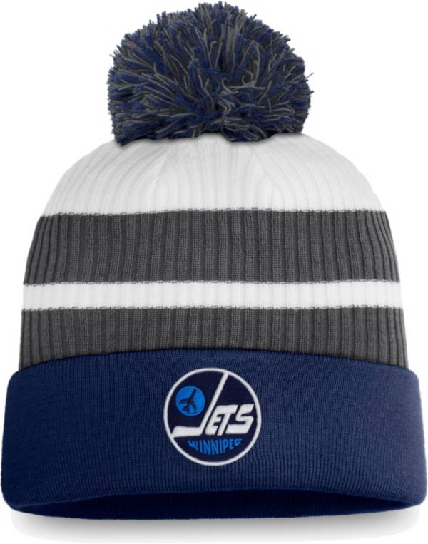 NHL Men's Winnipeg Jets Grey Special Edition Knit Pom Beanie