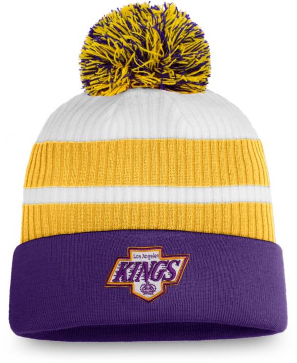 NHL Men's Los Angeles Kings Purple Special Edition Knit Pom Beanie