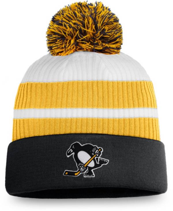 NHL Pittsburgh Penguins White Special Edition Knit Pom Beanie