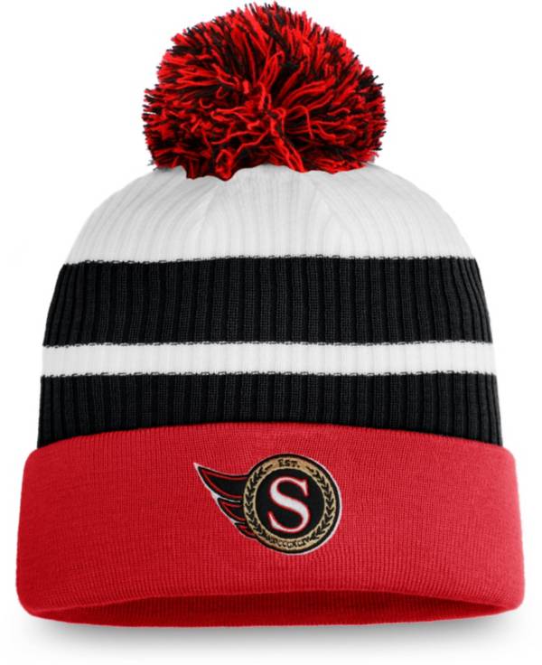 NHL Men's Ottawa Senators Red Special Edition Knit Pom Beanie