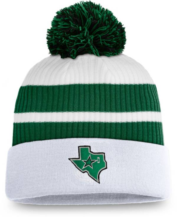 NHL Men's Dallas Stars White Special Edition Knit Pom Beanie