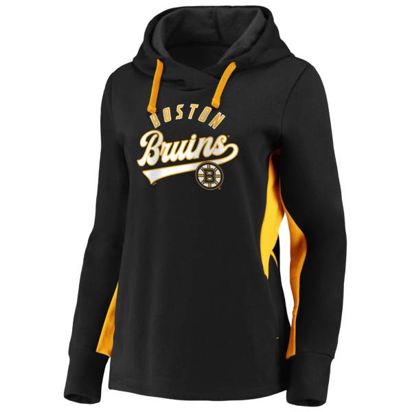 NHL Women's Boston Bruins Gameday Arch Black Pullover Sweatshirt