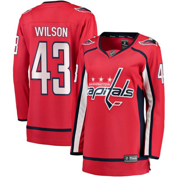 NHL Women's Washington Capitals Tom Wilson #43 Breakaway Home Replica Jersey