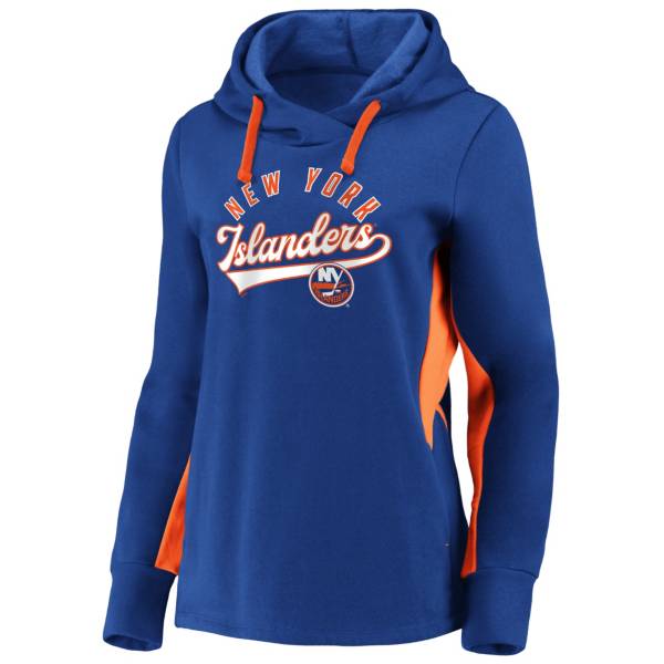 NHL Women's New York Islanders Gameday Arch Blue Pullover Sweatshirt