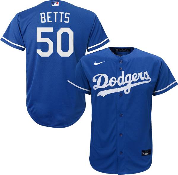 Nike Youth 4-7 Replica Los Angeles Dodgers Mookie Betts #50 Royal Jersey