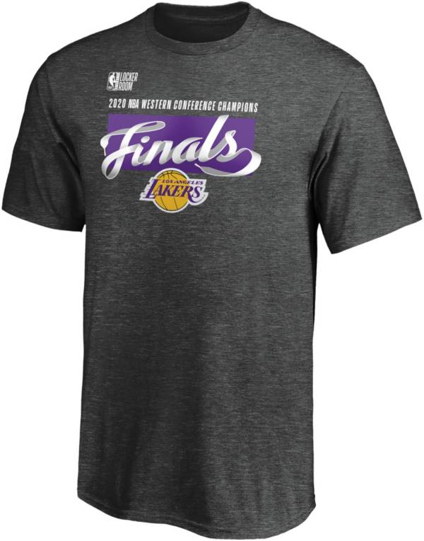 NBA Youth 2020 Western Conference Champions Los Angeles Lakers Locker Room T-Shirt