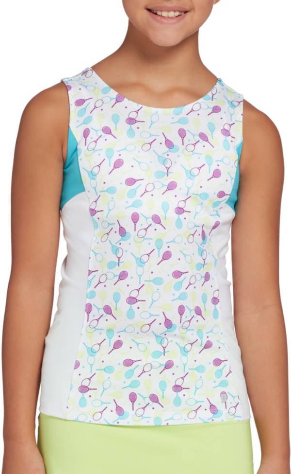 Prince Girls' Printed Tennis Tank Top