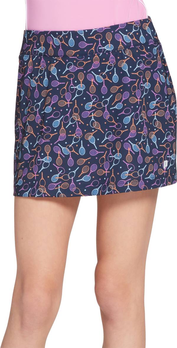 Prince Girls' Racquet Print Tennis Skort