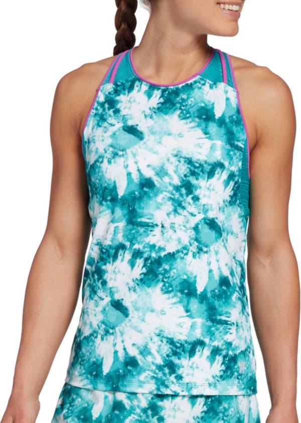 Prince Women's Piped Mesh Fashion Tennis Tank Top