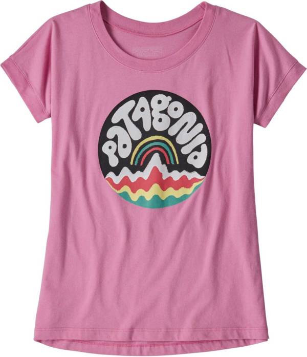 Patagonia Girls' Graphic Organic Short Sleeve T-Shirt