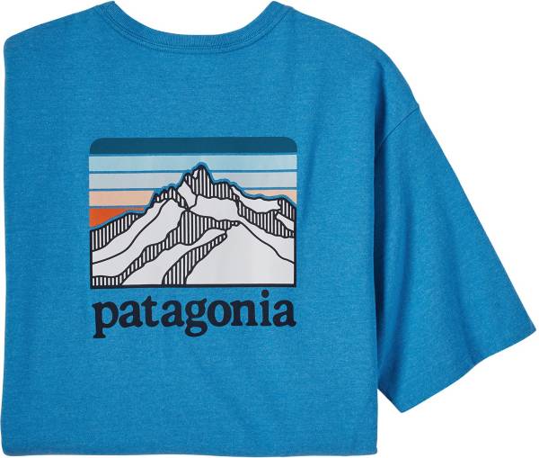 Patagonia Men's Line Logo Ridge Pocket Responsibili-Tee Short Sleeve T-Shirt