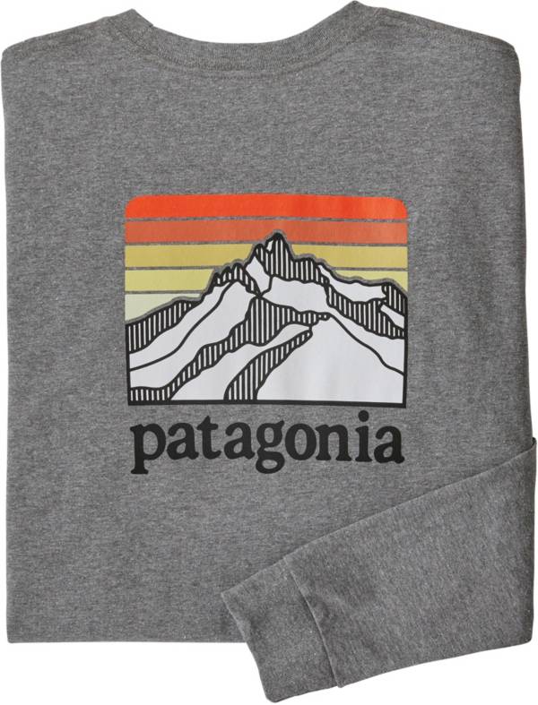 Patagonia Men's Line Logo Ridge Responsbilit-Tee Long Sleeve T-Shirt