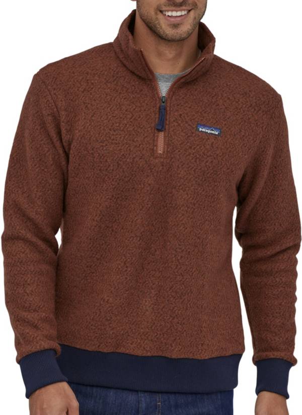 Patagonia Men's Woolyester Fleece Quarter Zip Pullover Sweater