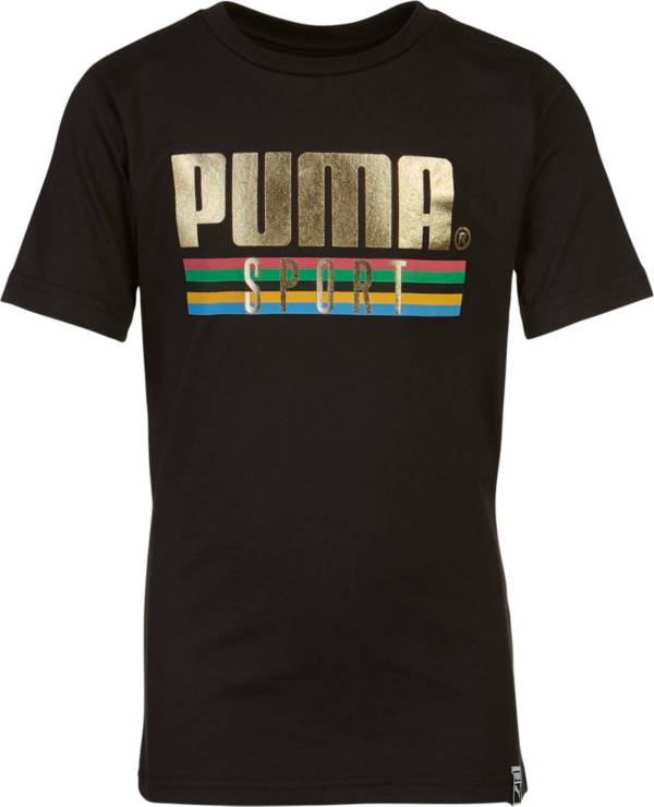 PUMA Boys' Classic Split Jersey T-Shirt