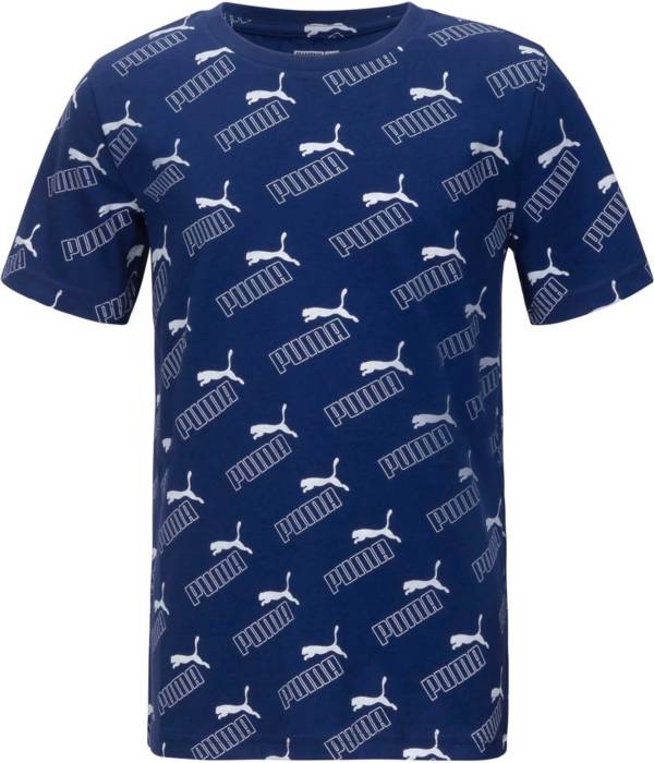 PUMA Boys' Amplified Logo Print T-Shirt product image