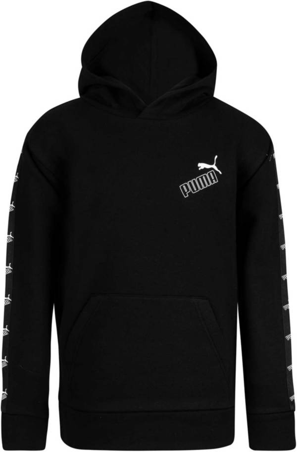 PUMA Boys' Amplified Graphic Logo Pullover Hoodie