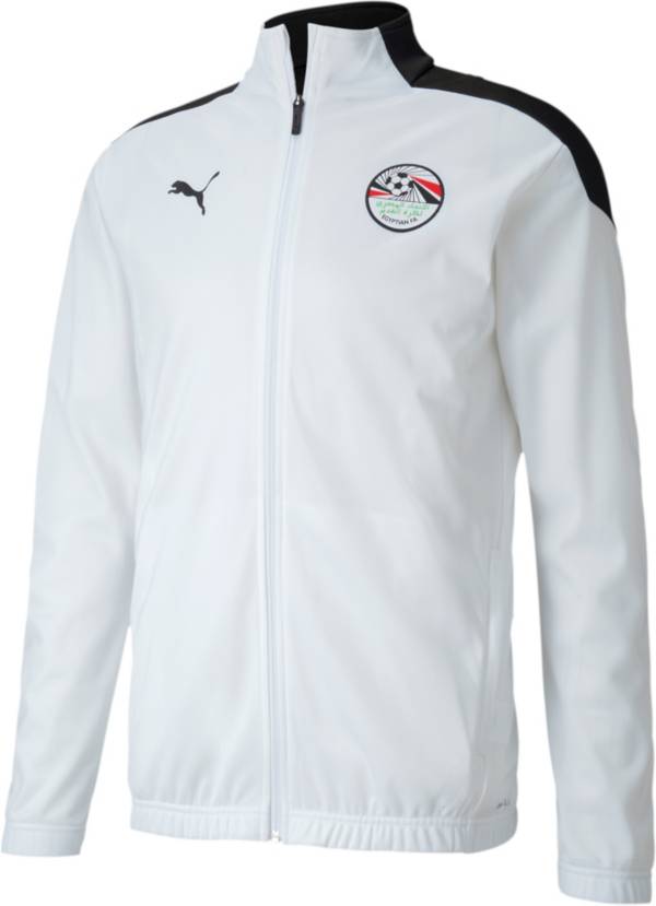 PUMA Men's Egypt Stadium White Full-Zip Jacket