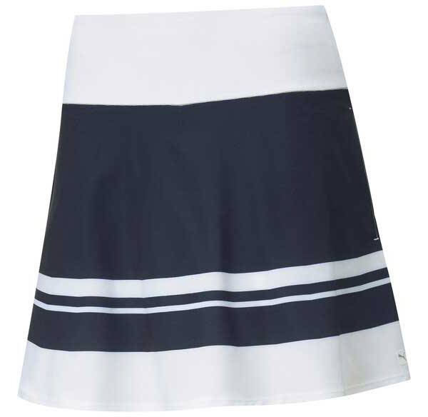 PUMA Women's PWRSHAPE Stripe 16''-18'' Golf Skirt