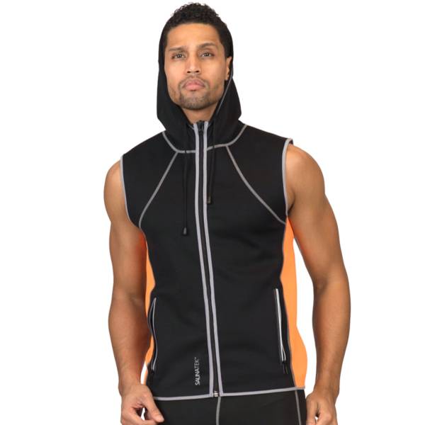 SaunaTek Men's Neoprene Hooded Vest