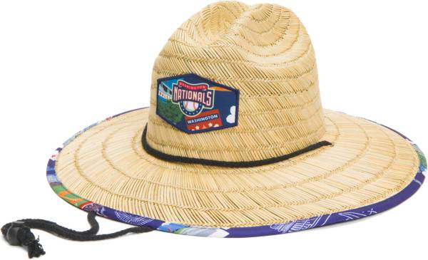 Reyn Spooner Men's Washington Nationals Tan Straw Hat