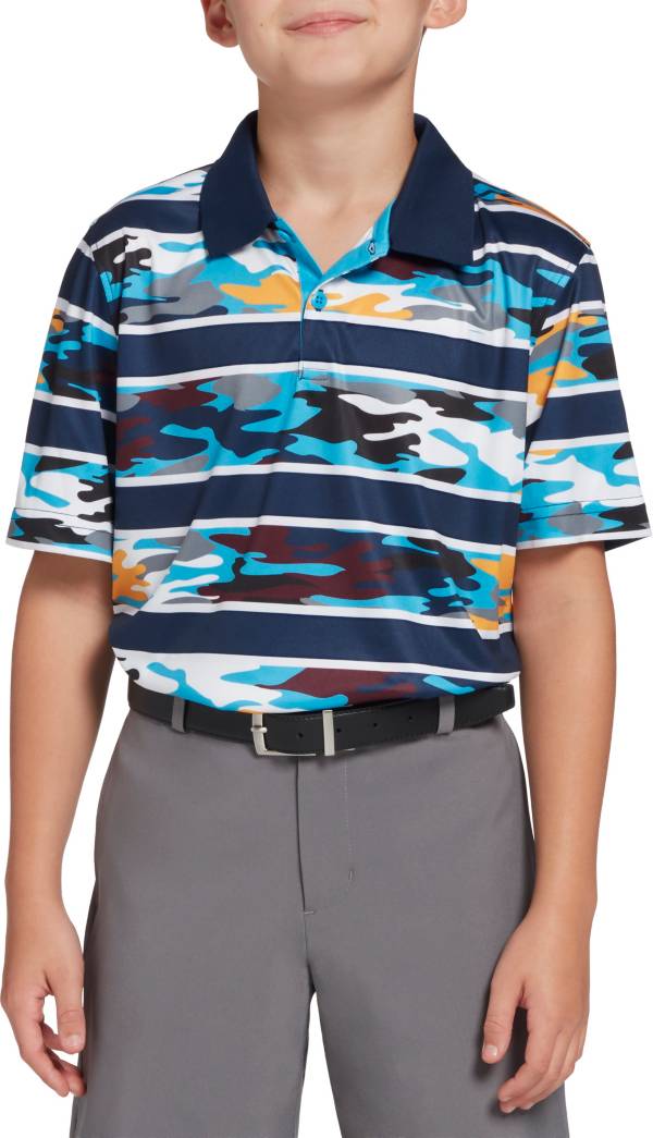 DSG Boys' Camo Stripe Golf Polo