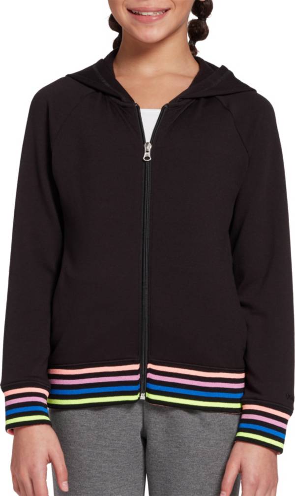 DSG Girls' Everyday Cotton Fleece Full-Zip Hoodie