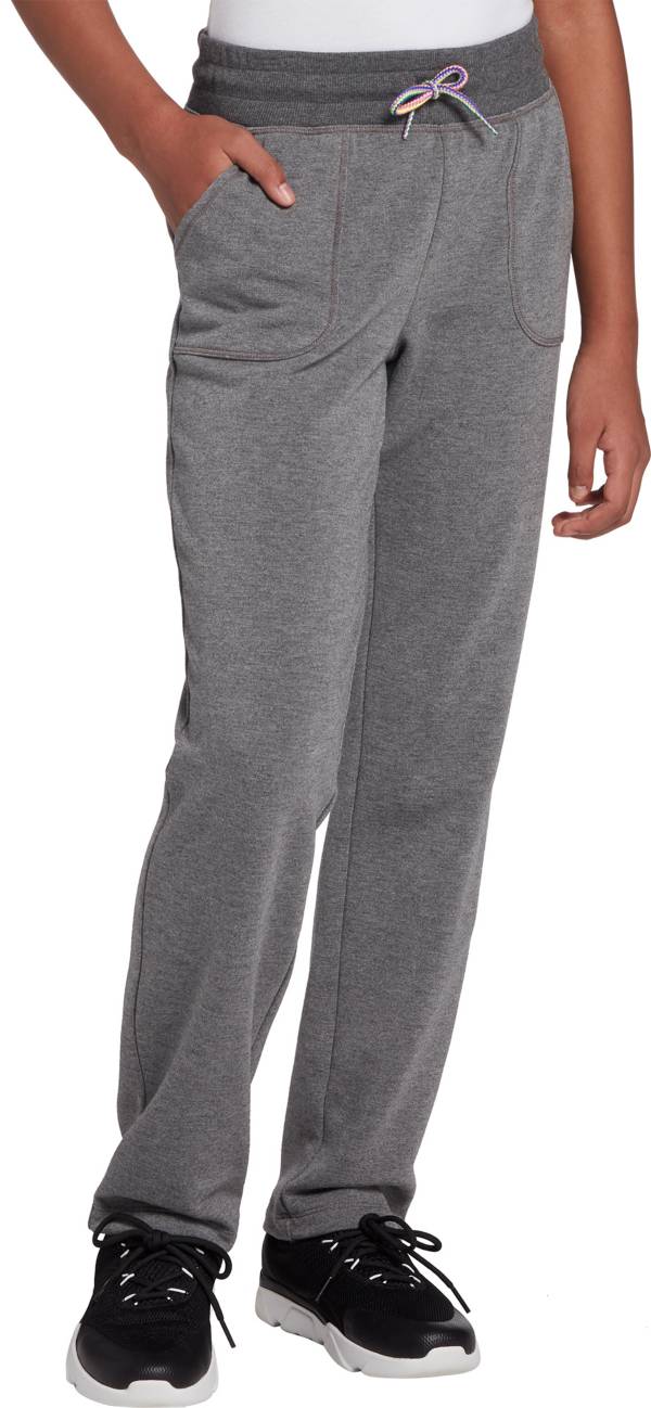 DSG Girls' Fleece Open Hem Pants