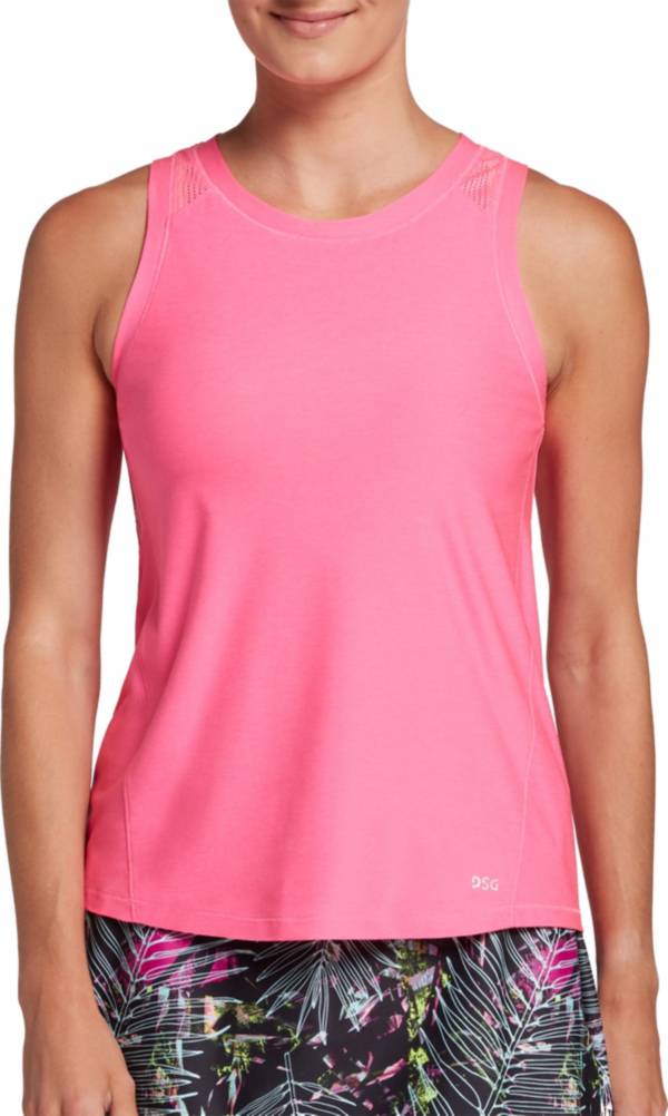 DSG Women's Performance Mesh Pieced Tank Top
