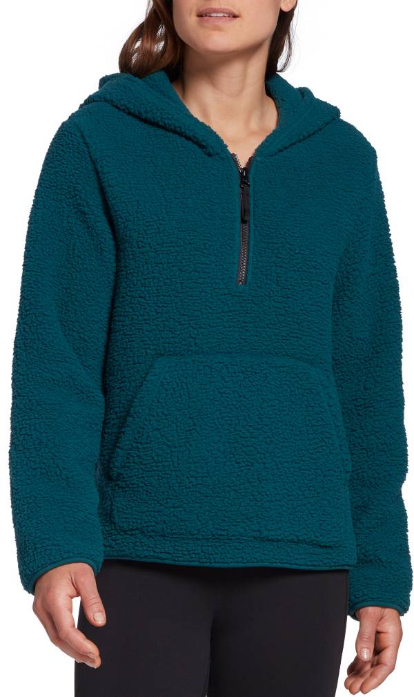 DSG Women's Sherpa 1/4 Zip Pullover Hoodie