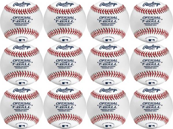 Rawlings Practice Tee Balls - 12 Pack