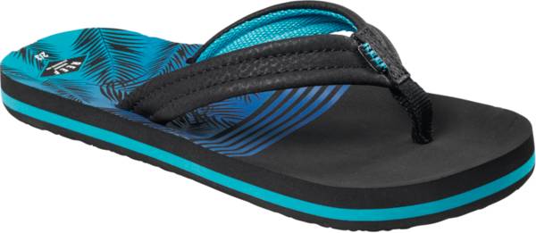 Reef Kids' Ahi Aqua Palms Flip Flops