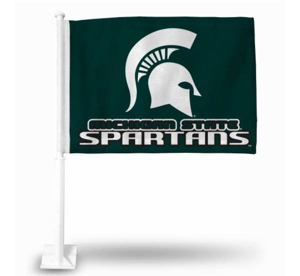 Rico Michigan State Spartans Green Car Flag