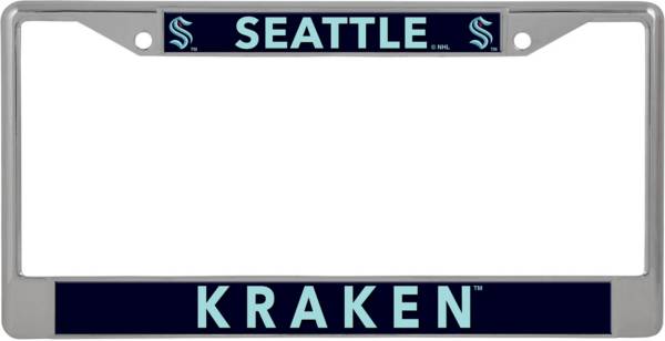 Rico Seattle Kraken Chrome License Frame