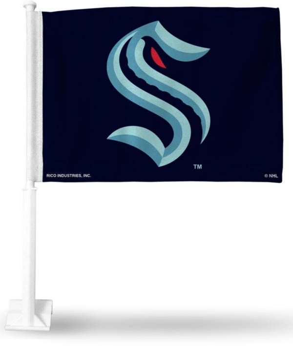 Rico Seattle Kraken Car Flag