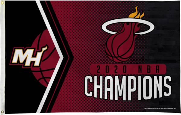 Rico 2020 NBA Champions Miami Heat 3' x 5' Banner Flag product image