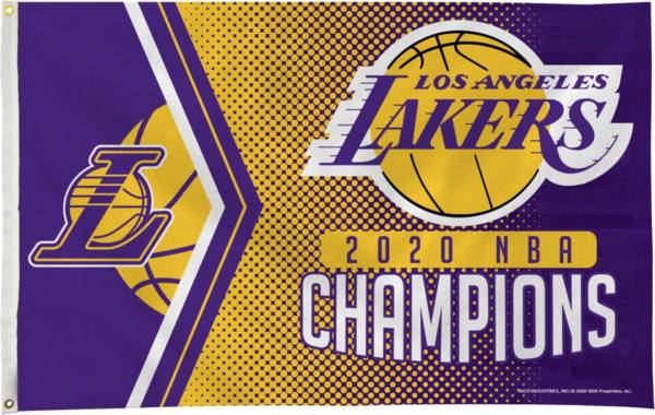 Rico 2020 NBA Champions Los Angeles Lakers 3' x 5' Banner Flag