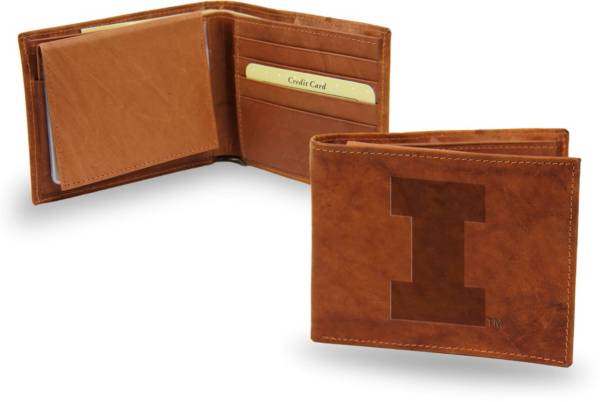 Rico Illinois Fighting Illini Embossed Billfold Wallet