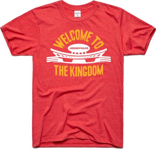 Charlie Hustle Men's Welcome To The Kingdom Red T-Shirt