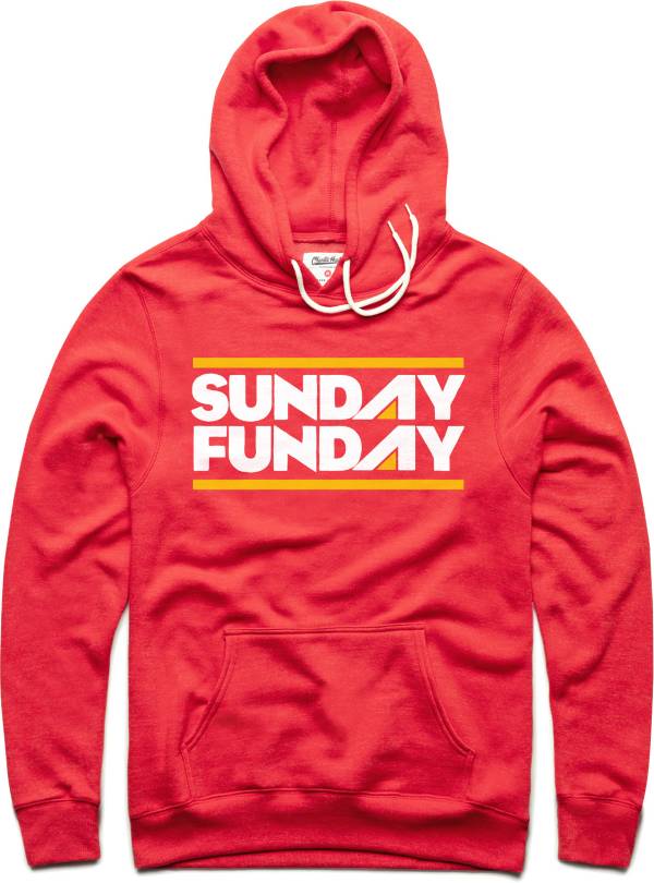 Charlie Hustle Men's KC Sunday Funday Red Pullover Hoodie