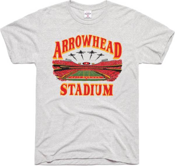Charlie Hustle Men's KC Arrowhead Grey T-Shirt