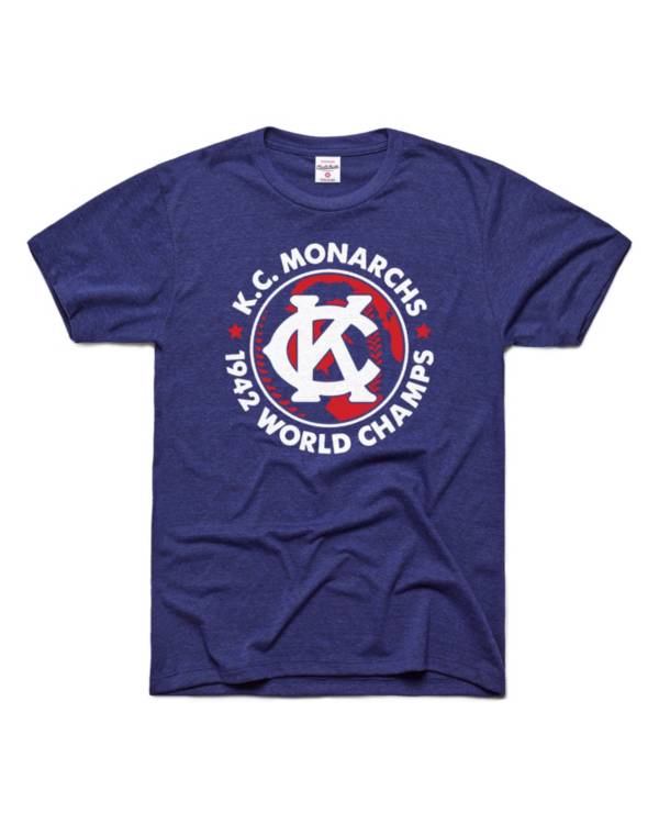 Charlie Hustle Kansas City Monarchs '42 Champs Navy T-Shirt product image