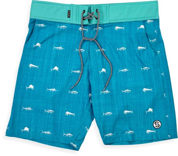 Scales Gear Men's First Mates Clean Fish Fishing Shorts