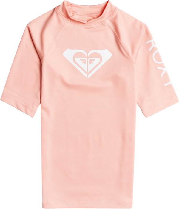 Roxy Girls' Whole Hearted Short-Sleeve Rash Vest