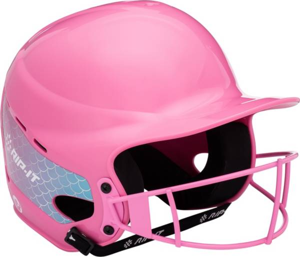 RIP-IT Girls' Emma Collection 'Play Ball' Softball Batting Helmet