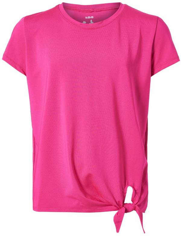 Lucky in Love Girls' Tropic Tie Knot T-Shirt