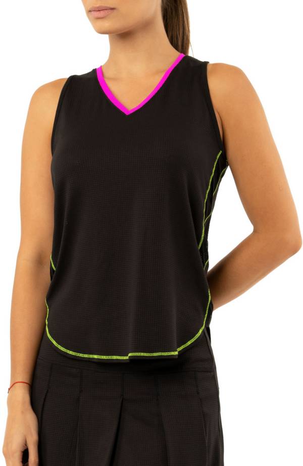 Lucky in Love Women's Micro Incline Tennis Tank Top