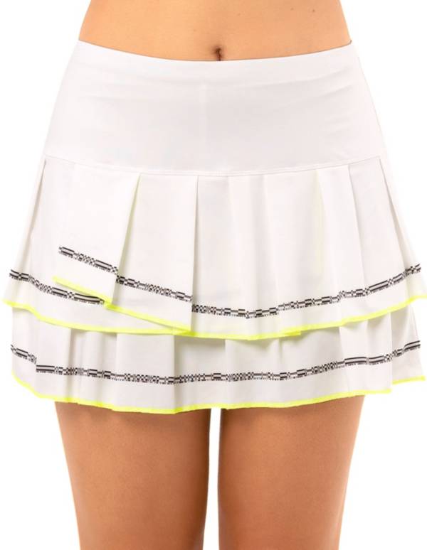 Lucky in Love Women's Micro Stripe Tennis Skort