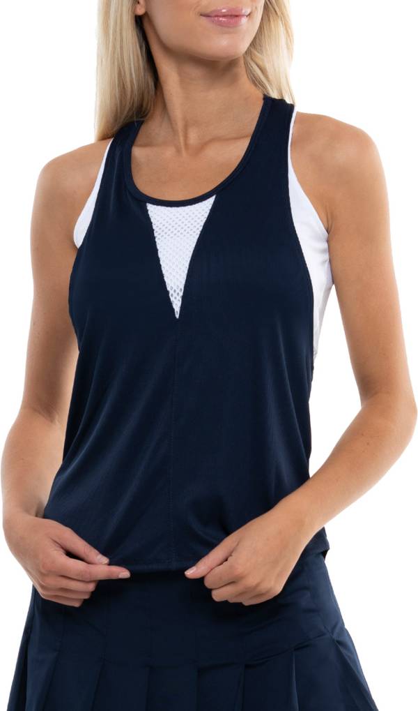 Lucky In Love Women's Play All Day Layer Tennis Tank Top