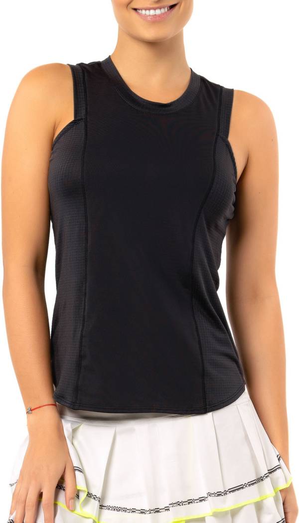 Lucky in Love Women's Starter Grid Tennis Tank Top